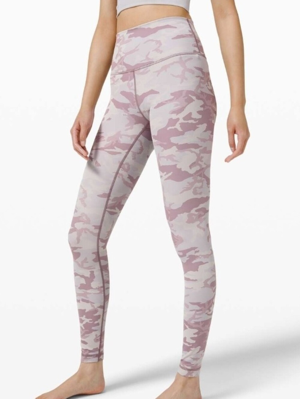 Lululemon Wunder Under High-Rise Tight 28" Camo 4 Jacquard Iced Iris Violet Pant